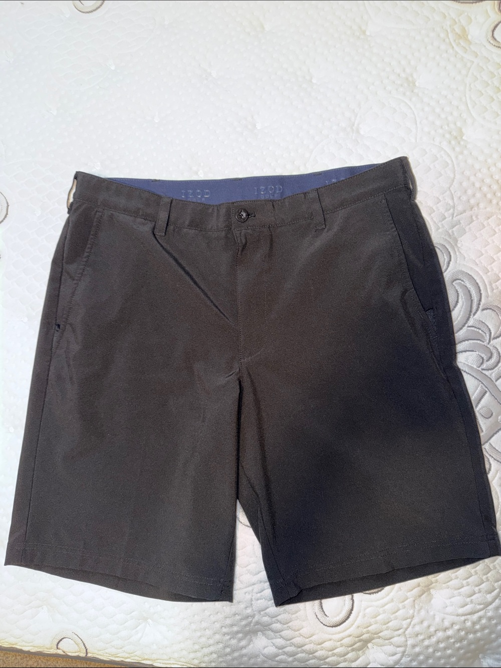 Men's Black Flat Front Shorts - Classic Everyday Style
